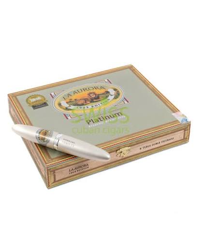 La Aurora Preferidos Platinum Doble Figurado No 2 Tubos
