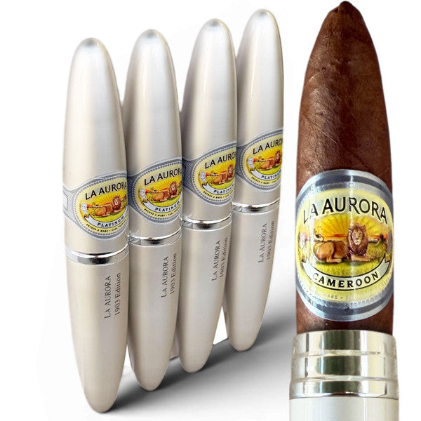 La Aurora Preferidos Platinum Doble Figurado No 2 Tubos